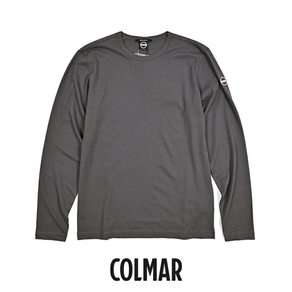Rakuten - 【クリアランス】 コルマー COLMAR 【2025-26年 秋冬新作】 長袖 Tシャツ カットソー ロンT クルーネック 秋冬 春 3シーズン メンズ REGULAR FIT レギュラーフィット コットン 100% グレー イタリア ブランド COLMAR ORIGINALS