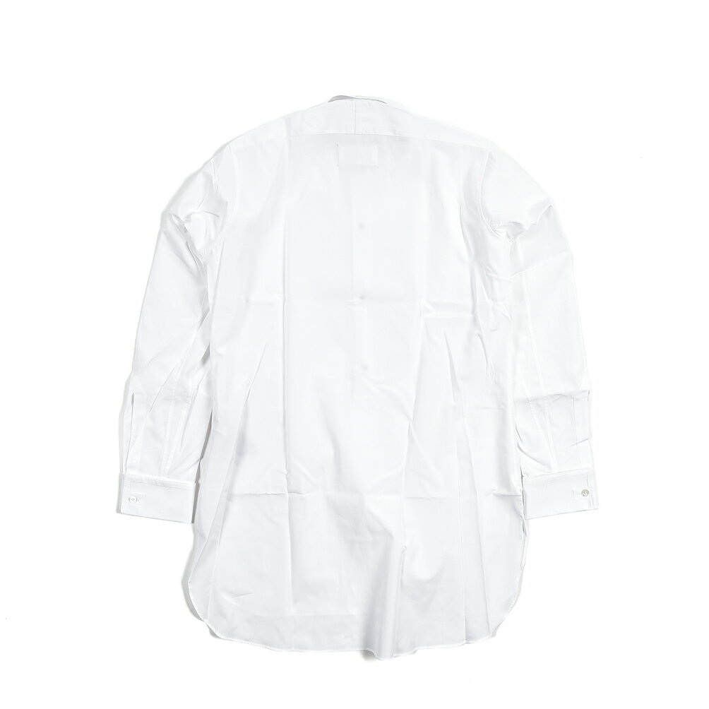 メゾン マルジェラ Maison Margiela ブザム フォーマル シャツ イカ胸 ウィングカラー メンズ コットン 100% ホワイト フランス パリ ブランド MADE IN ITALY