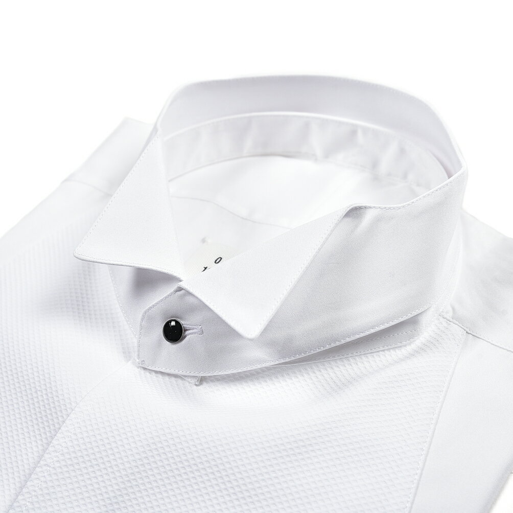 メゾン マルジェラ Maison Margiela ブザム フォーマル シャツ イカ胸 ウィングカラー メンズ コットン 100% ホワイト フランス パリ ブランド MADE IN ITALY