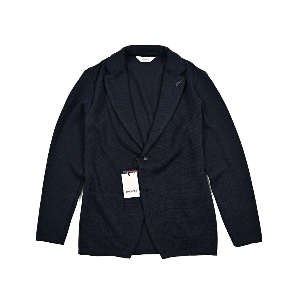 1円～ 新品 PAOLONI ステンカラーコート 48 グレー ウール 定価 12万円 イタリア製 パオローニ BARNEYS NEW YORK - シルク中綿！新品11万PAOLONIパオローニウール