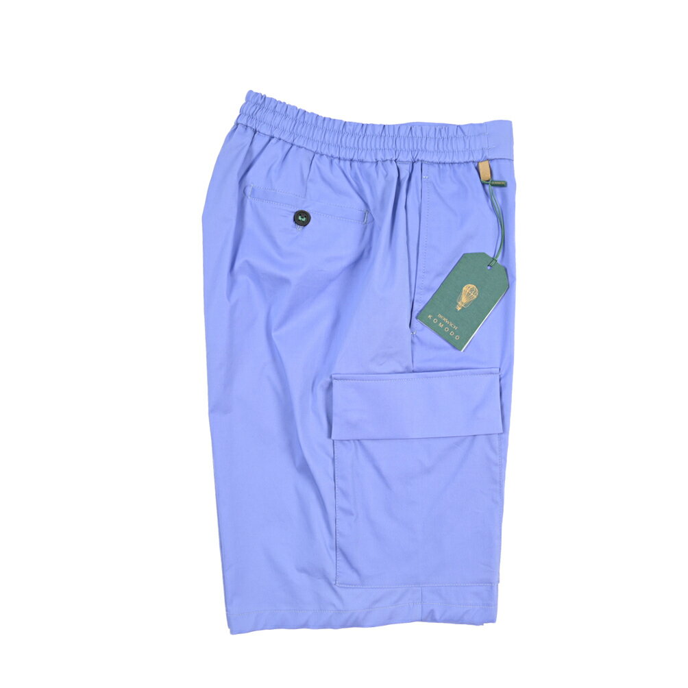 樂天商城 - 【春夏先行セール】【33％OFF】 ベルウィッチ BERWICH BERMUDA SAFARI バミューダ サファリ ショーツ ノータック ハーフ カーゴパンツ ショートパンツ 春夏 メンズ コットン ポリアミド ストレッチ パープル イタリア ブランド MADE IN ITALY