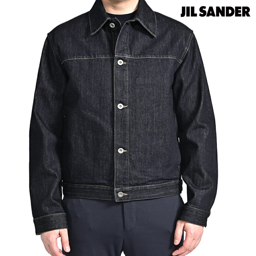 Rakuten - 【P10倍】 ジルサンダー JIL SANDER 【2026年 春夏新作】 デニムジャケット Gジャン 春夏 メンズ ライトアウターコットン 100% インディゴ イタリア ブランド MADE IN ITALY
