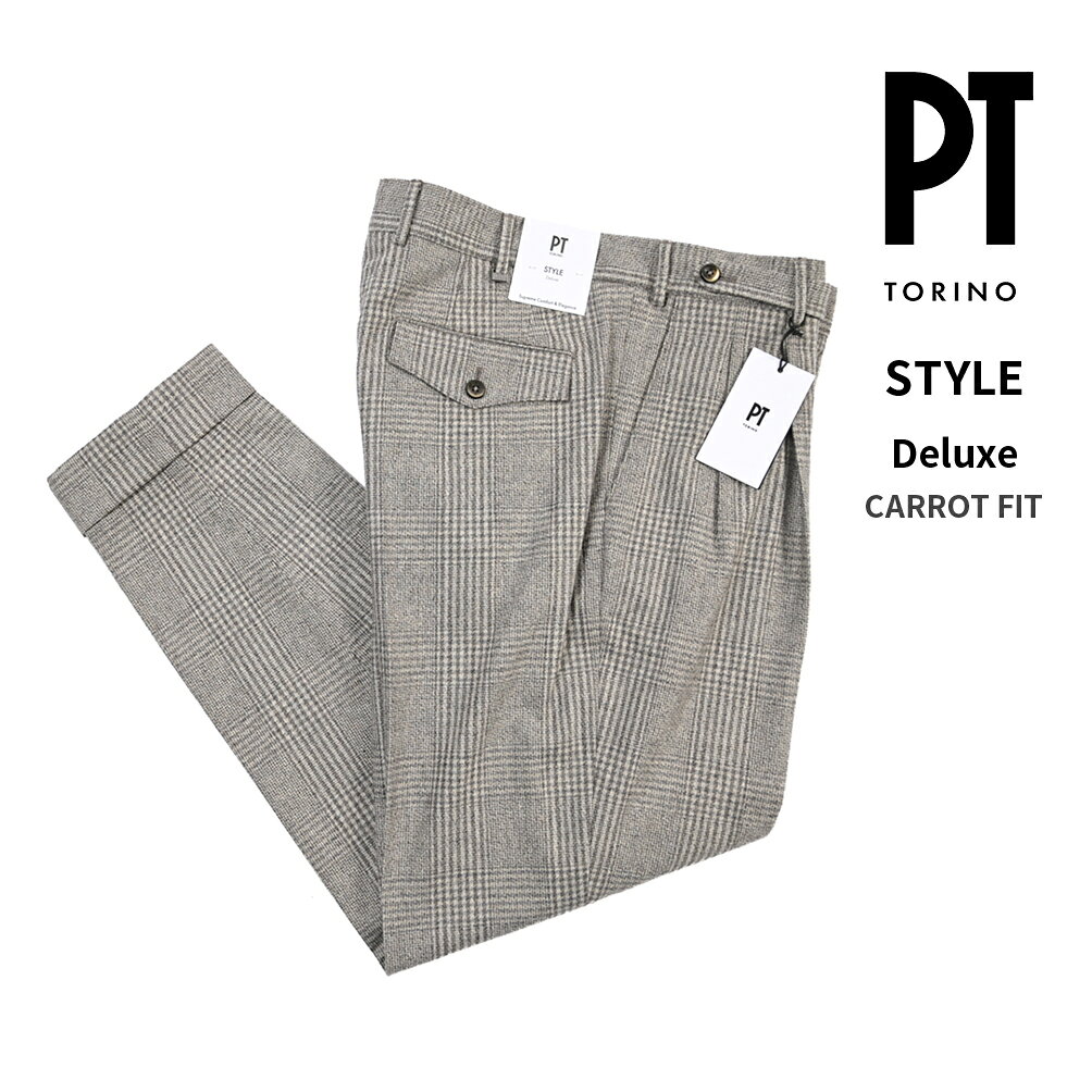 166極美品PT01／グレー44／ワンプリーツ／ストレッチ／キャロットフィット 楽天市場】pt01 キャロットフィットの通販