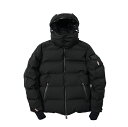 モンクレール モンクレール MONCLER グルノーブル GRENOBLE 23-24AW MONTGETECH フディーダウンブルゾン スキージャケット 秋冬 メンズ アウター 2レイヤー撥水テクニカルナイロン 4方向ストレッチ ブラック イタリア ブランド