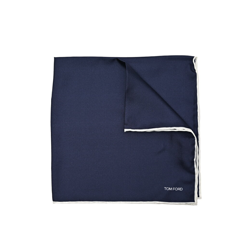 �ȥ�ե����� TOM FORD �ݥ��åȥ����� ��� ���륯 100% �ͥ��ӡ� �����ꥢ �֥��� MADE IN ITALY �ե����ޥ� �ѡ��ƥ��� �뺧...