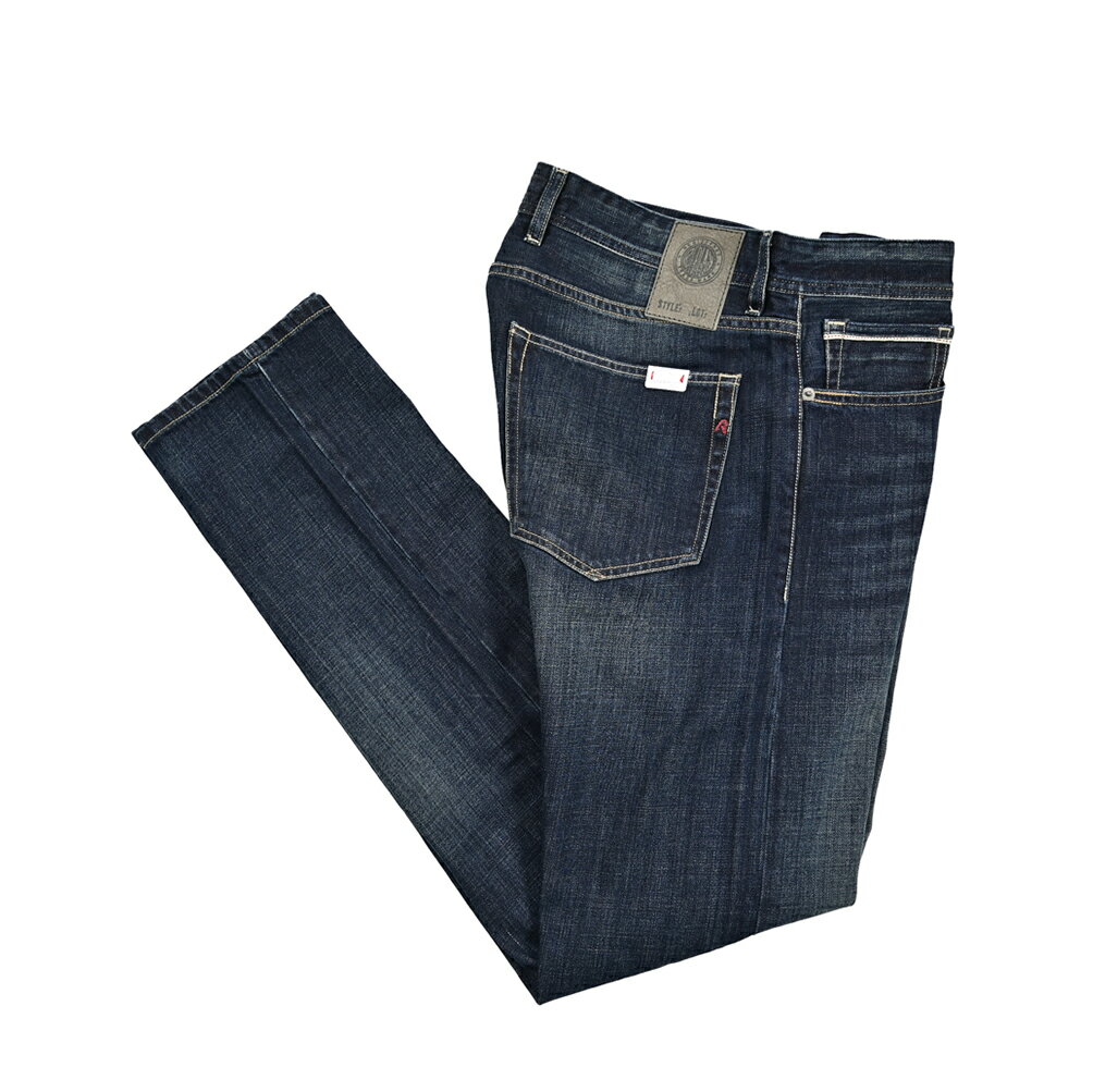 Rakuten - 【SALE】【半額以下】 リプレイ REPLAY GROVER グローバー デニムジーンズ 5ポケットパンツ メンズ STRAIGHT FIT ストレートフィット コットン 100% ネイビー イタリア ブランド MA972