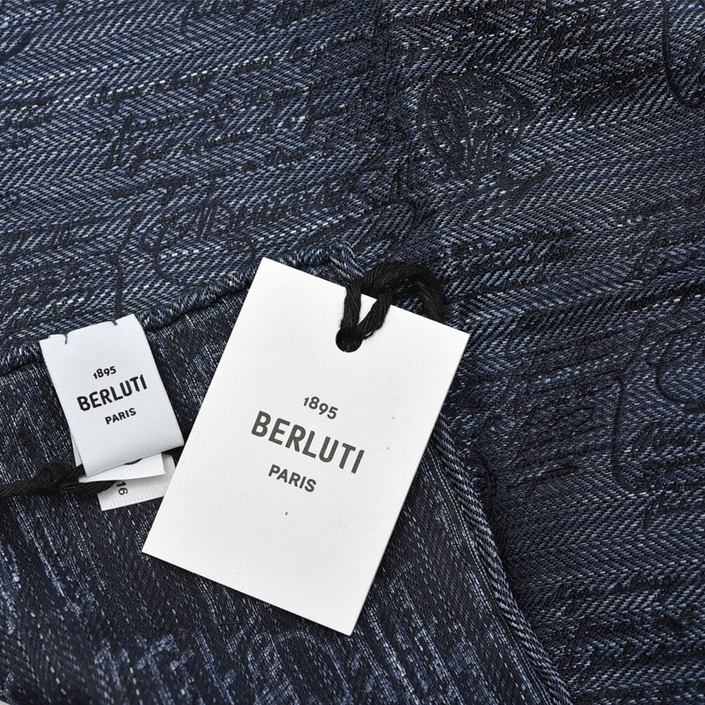 �ڥ��ꥢ��󥹡� �٥��åƥ� BERLUTI ������å� �ݥ��åȥ����� ��� �ޥ�٥꡼���륯 100% �ͥ��ӡ� �ե�� �֥��� MADE IN ITALY �ե����ޥ� �ѡ��ƥ��� �뺧�� ���ե�