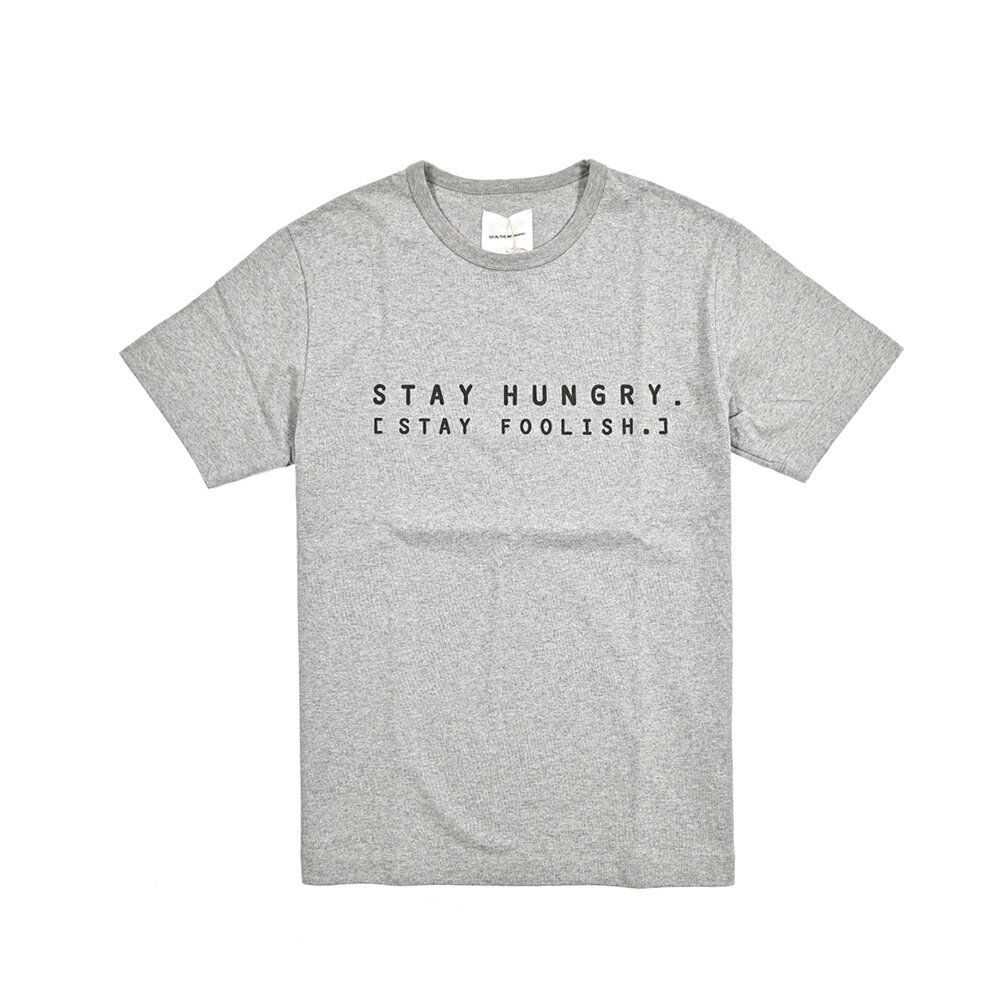 Rakuten - シックスインザモーニング SIX IN THE MORNING ロゴ Tシャツ カットソー クルーネック 半袖 春夏 メンズ コットン 100% グレー MADE IN JAPAN