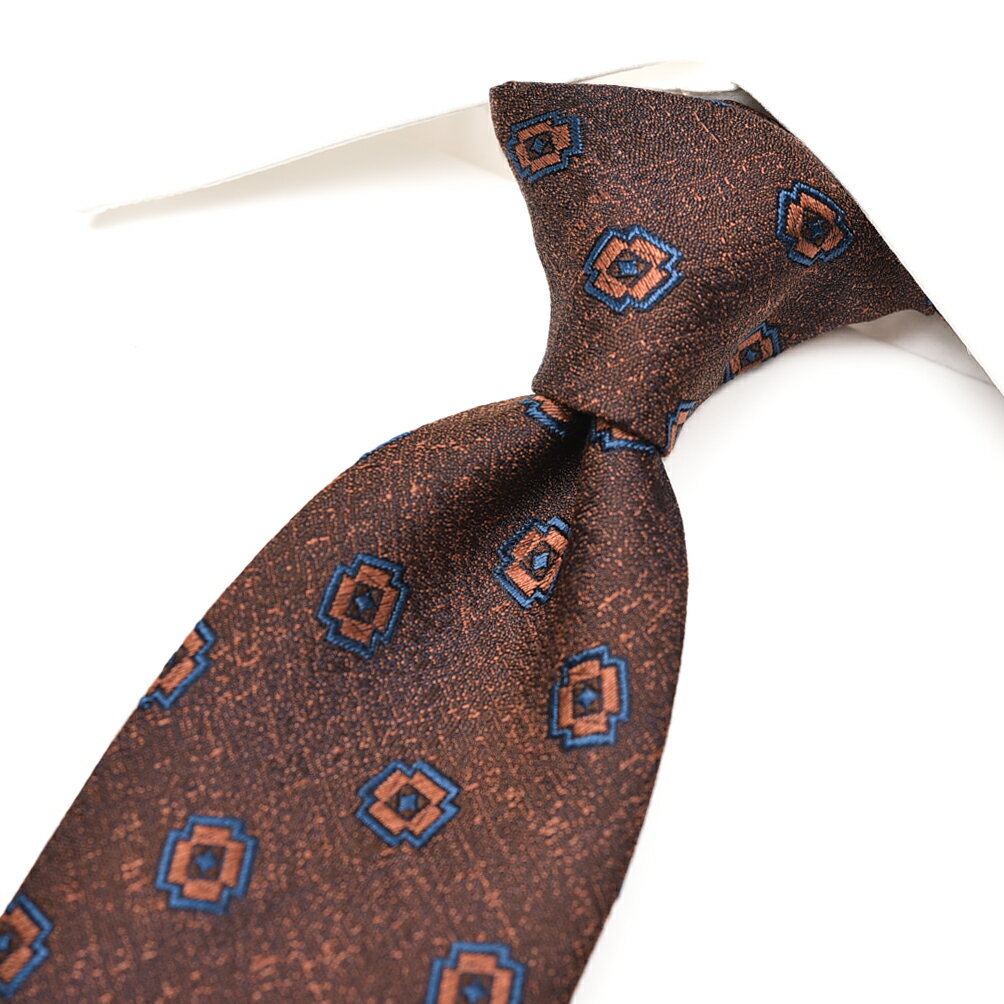 楽天市場】セッテピエゲ ネクタイ ブラウンの通販