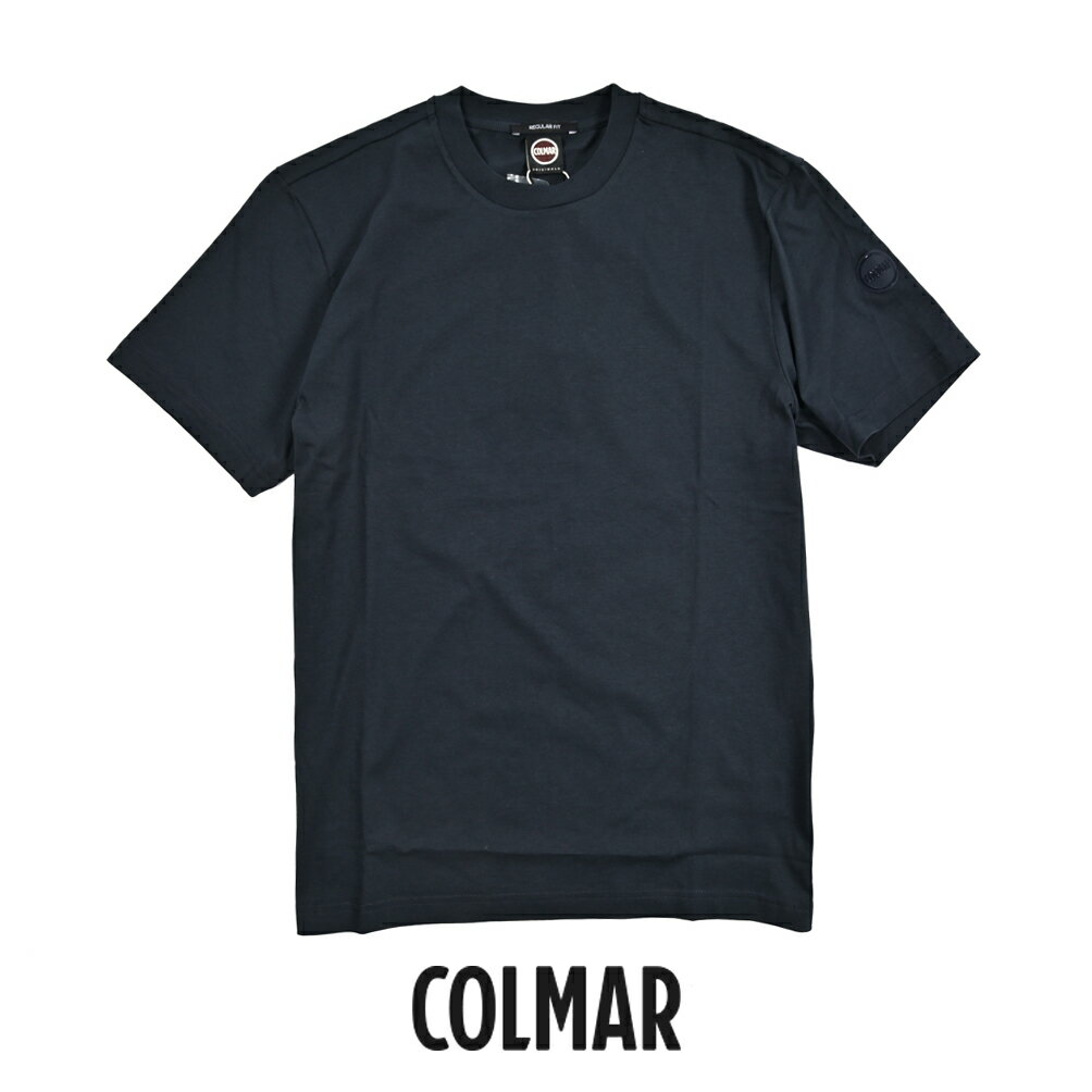【P10倍】 コルマー COLMAR 【2026年 春夏新作】 Tシャツ 半袖 クルーネック カットソー 春夏 メンズ REGULAR FIT レギュラーフィット コットン 100% ロゴ ネイビー イタリア ブランド COLMAR ORIGINALS