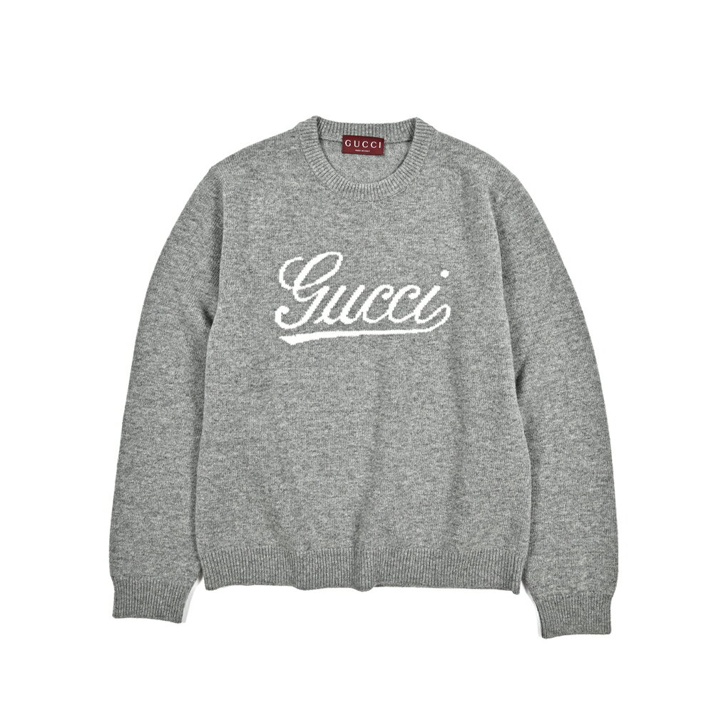 グッチ ライトグレー クルーネックニットセーター 楽天市場】Gucci グッチ(スタイル(ネック)クルーネック