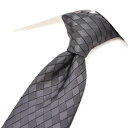 【スーパーSALE】【P20倍】 エンポリオ アルマーニ EMPORIO ARMANI ネクタイ オールシーズン メンズ シルク アーガイルチェック グレー イタリア ブランド MADE IN ITALY ビジネス ギフト プレゼント ラッピング無料