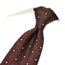 【P20倍】 エトロ ETRO ネクタイ オールシーズン メンズ シルク 100% 小紋柄 ワインレッド イタリア ブランド MADE IN ITALY ビジネ...