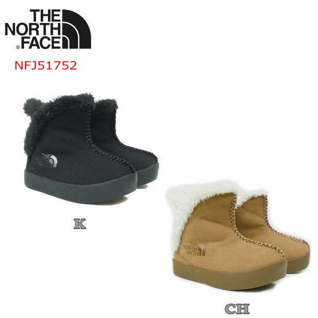 【2017-18 Fall&Winter】THE NORTH FACE/ノースフェイス K Winter Camp Bootie Pull-On(キッズウィンターキャンプブーティープルオン)/NFJ51752【キッズ】【ジュニア】【スノーブーツ】【スエードブーツ】【15.0cm-22.0cm】【子供用】