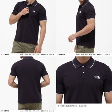 ノースフェイス　NT21943 S/S MAXIFRESH Lined Polo(ショートスリーブマキシフレッシュラインドポロ)