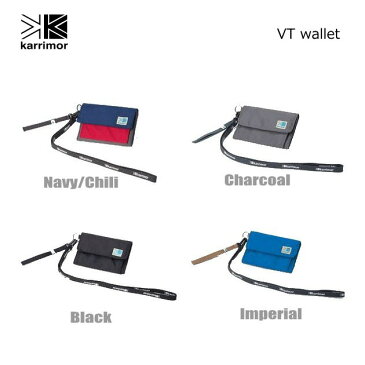 【メール便選択で送料無料】karrimor/カリマー VT wallet(VTワレット)【財布】【三つ折り】【ネックストラップ】【ハンドストラップ】