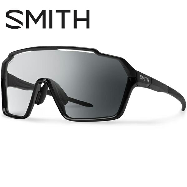 SMITH Shift XL MAG Asia Fit スミス シフト エックスエル マグ Black / Photochromic Clear to Gray & Clear 自転車サングラス MTBサングラス ロードサングラス クロスバイクサングラス