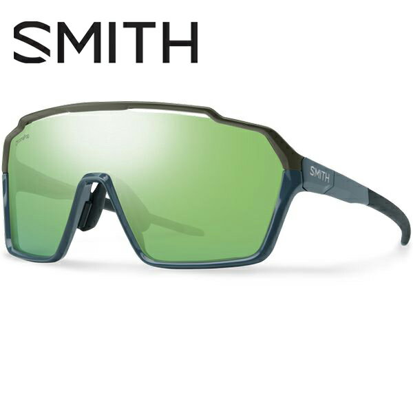 SMITH Shift XL MAG Asia Fit スミス シフト エックスエル マグ Stone Moss / CP-Green Mirror & Clear 自転車サングラス MTBサングラス ロードサングラス クロスバイクサングラス