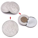 Magnetic Flipper Coin(Half Dollar) / 磁気ありバタフライコイン ハーフドル マグネチック道具コイン アピアリング ディスアピアリングマジック道具 手品　グッズ　マジック　グッズ その1
