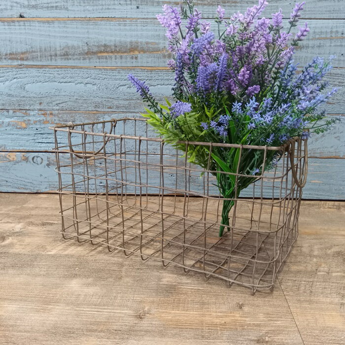 ワイヤーかご　ガーデニング バスケット ガーデニング雑貨 鉢 ジャンクガーデン 寄せ植え 花苗