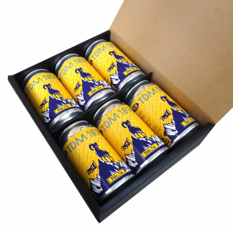TDM 1874 Brewery クラフトビール Pale Ale 350ml × 6本セット 【要冷蔵】 贈答箱入 ギフト 缶ビール 横浜 ペールエール