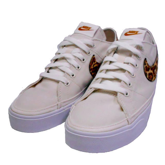 ナイキ コートレガシー キャンバス アニマル柄 DV7008-001 ウイメンズ コート スニーカー