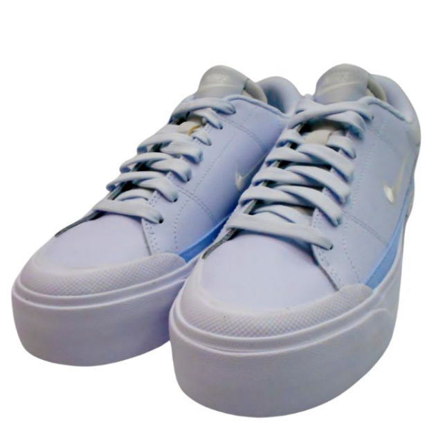 ナイキ コートレガシー リフト FV5526-001　ウイメンズ コート スニーカー フットボールグレー/サミットホワイト