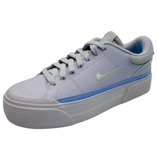 ナイキ コートレガシー リフト FV5526-001　ウイメンズ コート スニーカー フットボールグレー/サミットホワイト