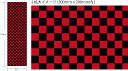 粘着シート　シール 防水 シート ラッピング 自由にカット！　　【チェッカー柄　黒 赤】　W300mmxH1000mm