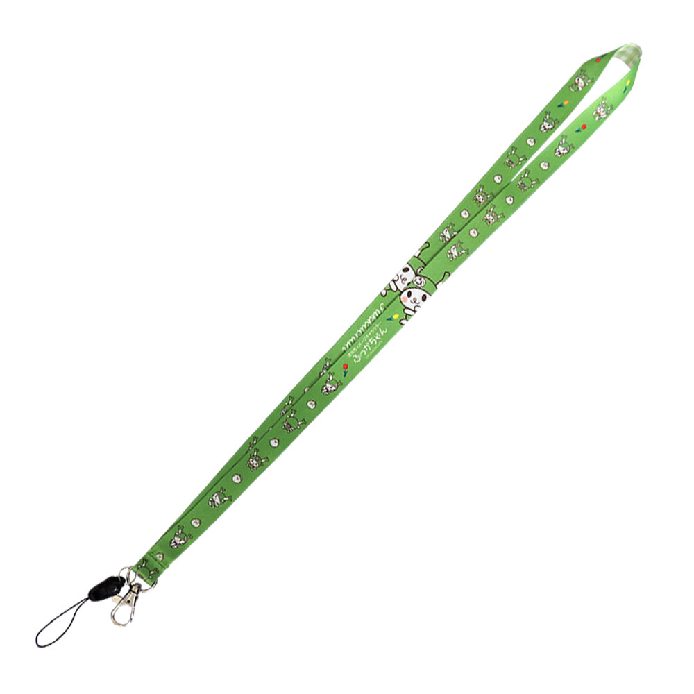 埼玉県深谷市のイメージキャラクター ふっかちゃん ネックストラップ 抗菌ウィルス加工