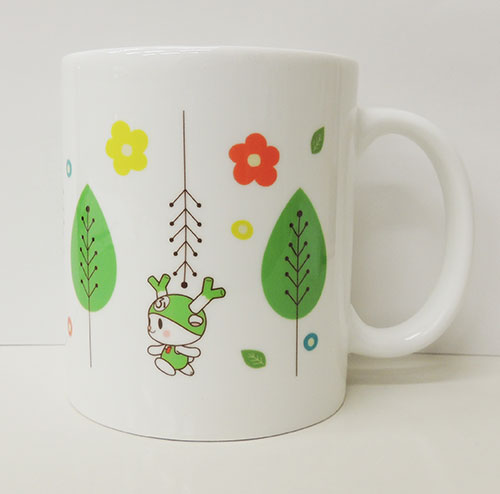 埼玉県深谷市のイメージキャラクターふっかちゃん お散歩 マグカップのサムネイル