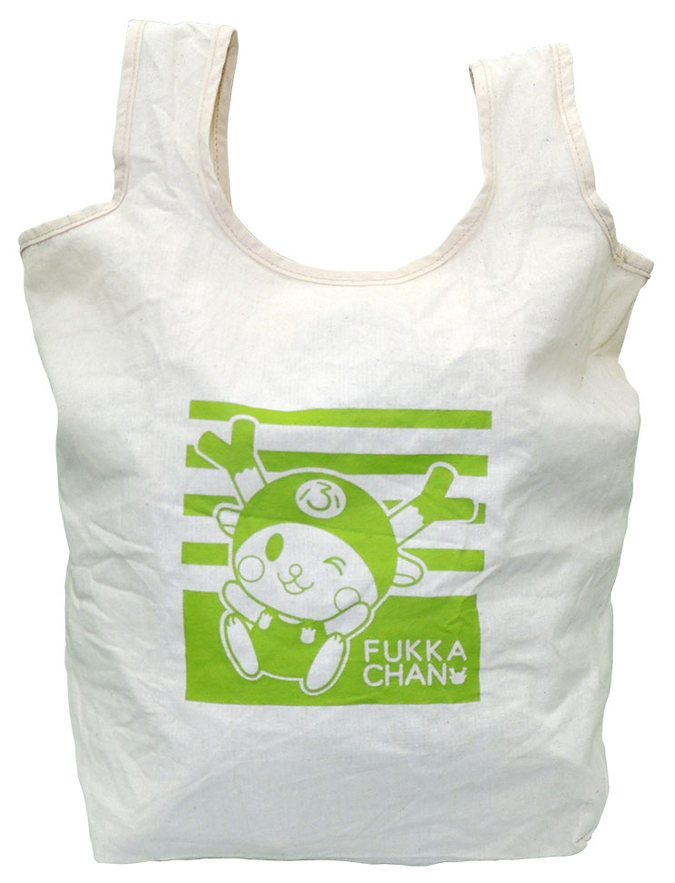 埼玉県深谷市のイメージキャラクターふっかちゃん 洗えるエコバッグ（深型）のサムネイル