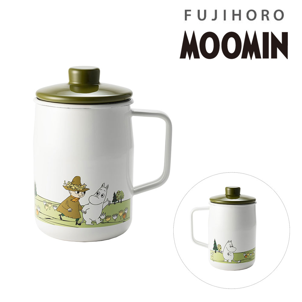 【11/10限定★抽選最大100%ポイント還元★】ムーミングッズ オイルポット 1.1L オリーブシリーズ MTG-OP1.1L ホーロー製 琺瑯 富士ホーローのサムネイル