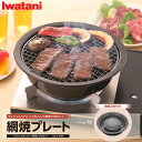 【くらしにプラス 最大400円OFFクーポン配布中】網焼きプレート 七輪 イワタニ カセットフー 専用アクセサリー CB-A-AMP 焼肉 焼き肉 七輪焼き 網焼 海鮮 バーベキュー キャンプ アウトドア BBQ 直火