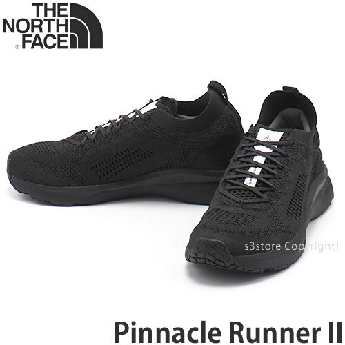ノースフェイス ピナクル ランナー The North Face Pinnacle Runner II シューズ スニーカー 靴 撥水加工 ランニング スポーツ メンズ MENS カラー:Tnfブラックxtnfホワイト