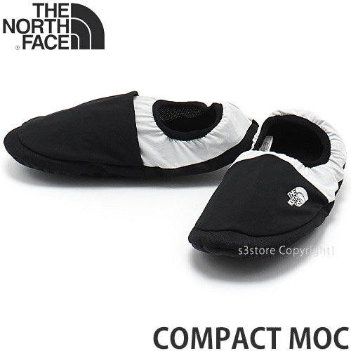 ノースフェイス コンパクト モック The North Face Compact Moc ルームシューズ ユニセックス メンズ ウィメンズ カラー:ティングレー X Tnfブラック