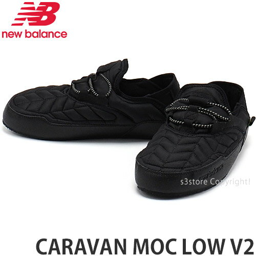 ニューバランス NEWBALANCE キャラバン モック ロー CARAVAN MOC LOW V2 スニーカー シューズ スリッポン 保温 靴 アウトドア レディース メンズ ユニセックス カラー:Black