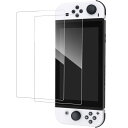 NIMASO ガラスフィルム Switch 有機EL 対応 液晶 保護 フィルム スイッチ OLED 2021 対応 2枚入り NGP21K382