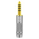 Geekria 変換プラグ 4.4mm(オス)5極 →2.5mm (メス)4極 標準プラグ 標準プラグ ステレオプラグ バランス アダプター Sony NW-Z...