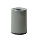 ideaco(イデアコ) ゴミ箱 丸形 6L 直径20✕高さ30cm TUBELOR ash gray (チューブラー アッシュグレー)