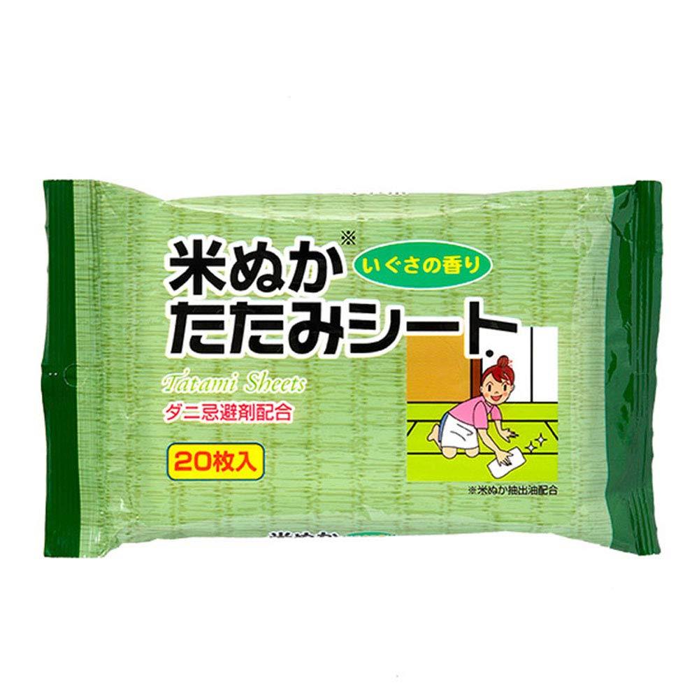 アイメディア(Aimedia) 米ぬかたたみシート 掃除シート 20枚入 ダニ忌避剤配合 畳掃除 そうじ 畳 床掃除