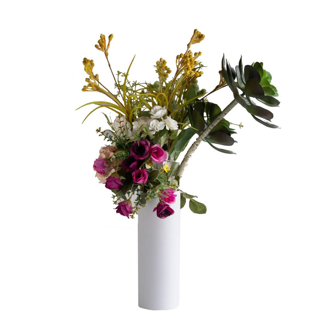 TAMAKI フラワーベース グレー 9.5×26cm AYA(アヤ) T-910542