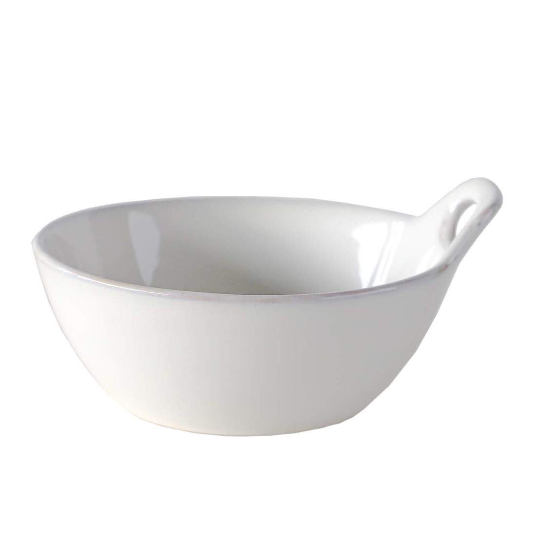 TAMAKI とんすい ヒナタ 手付 ホワイト 340ml 12.5×14×7cm 電子レンジ・食洗機対応 T-932193