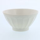 EAST table(イーストテーブル) しのぎお花のライスボール 12.5cm お茶碗 アイボリー 日本製 飯椀 和食器 食洗機対応 レンジ対応 110-03...