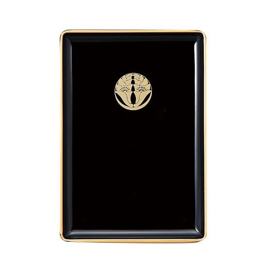 サンメニー 慶弔両用 名刺盆 (切手盆) 山中漆器 日本製 お手軽 仏具 お布施 法事 シンプル 多様 で 万..