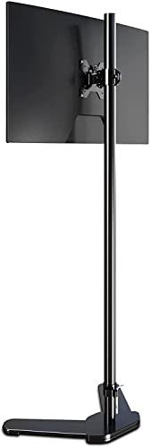 Pholiten アーム抜き 置き型 自立式PCモニタースタンド 120CM高いアーム 13-27インチ対応 液晶ディスプレイ スタンド VESA規格75-100mm 耐荷重10kg(ML61201)