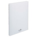 リヒトラブ ファイル クリヤーブック 交換式 A4 30穴 15ポケット 白 N5016-0