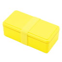 三好製作所(Miyoshi Seisakujyo) GEL-COOL ジェルクール square 保冷剤一体型 四角 ランチボックス L お弁当箱 レモンイエロ...