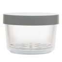 三好製作所 ランチボックス 保冷剤一体型 ラウンド グレー GEL-COOL 0101-0175
