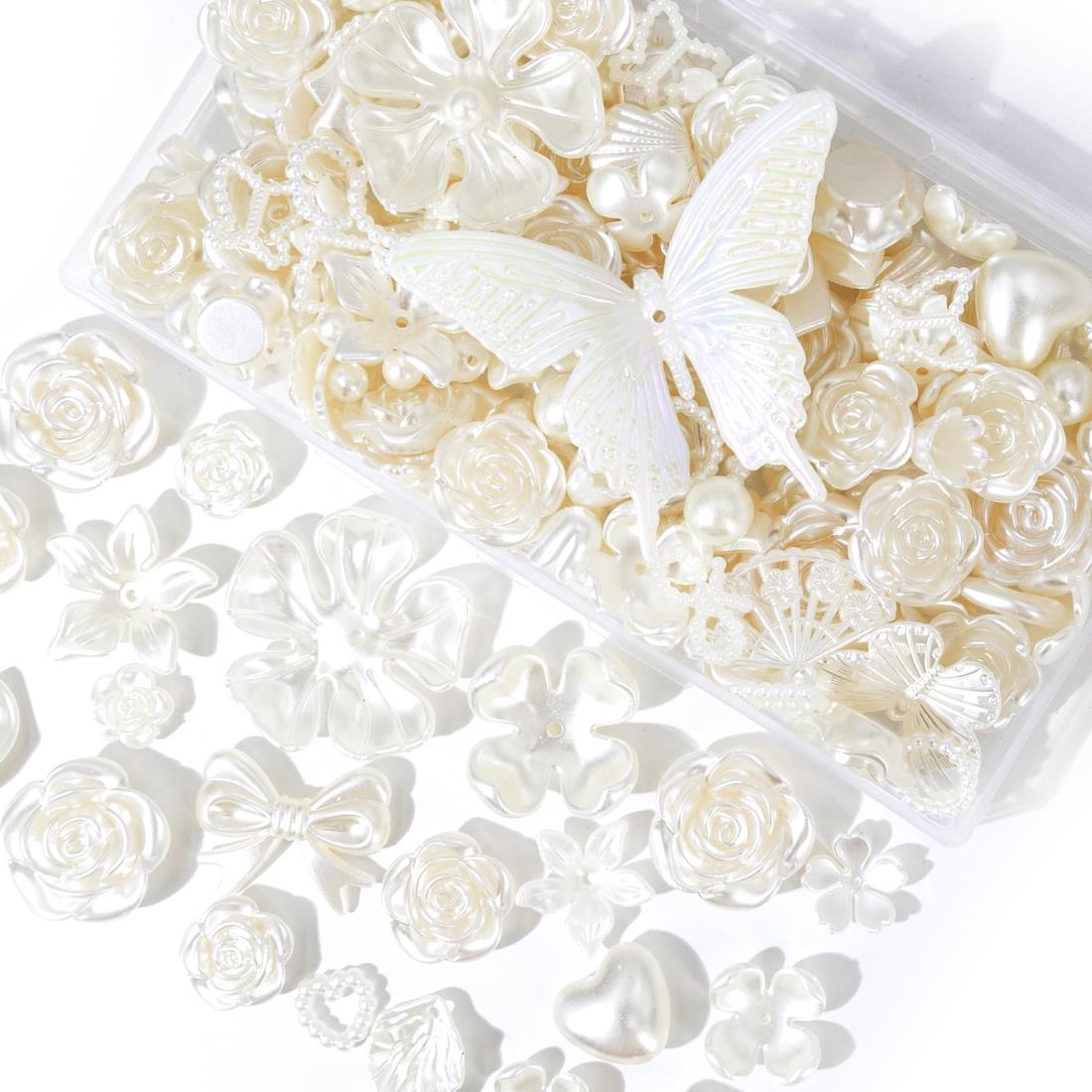 デコパーツ ビーズ ホイップデコ パーツ 【特典ビーズ含む·26セット展開·約110個】 アクリル セット トレカ 硬質ケース デコ 手芸 ...